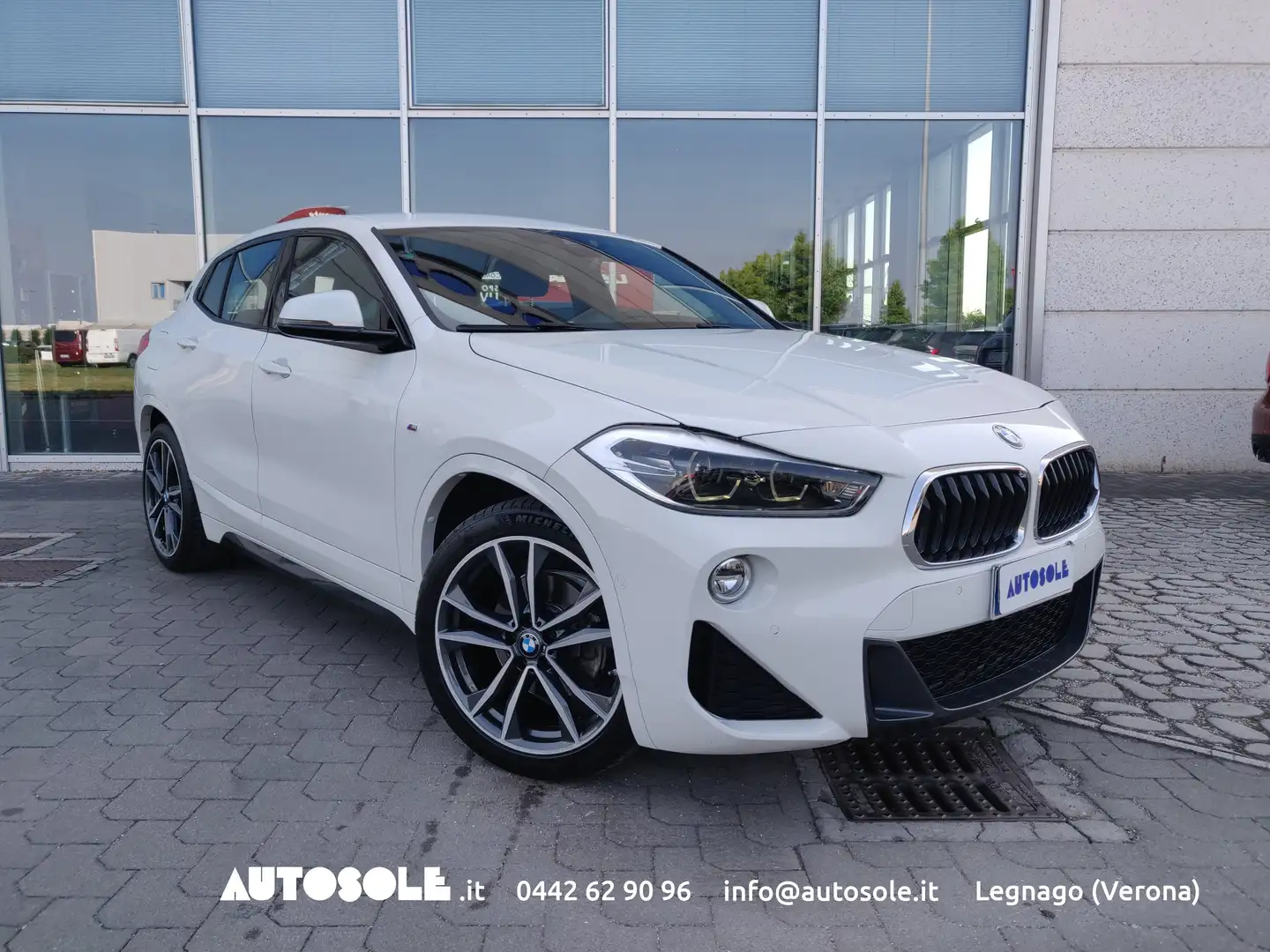 BMW X2 Xdrive 18D Msport Bianco - 1