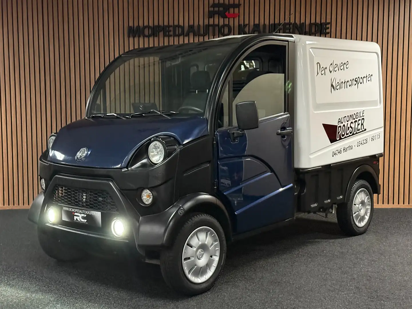 Aixam D-truck Kastenwagen / 8 PS Kubota / Mini LKW Bleu - 1