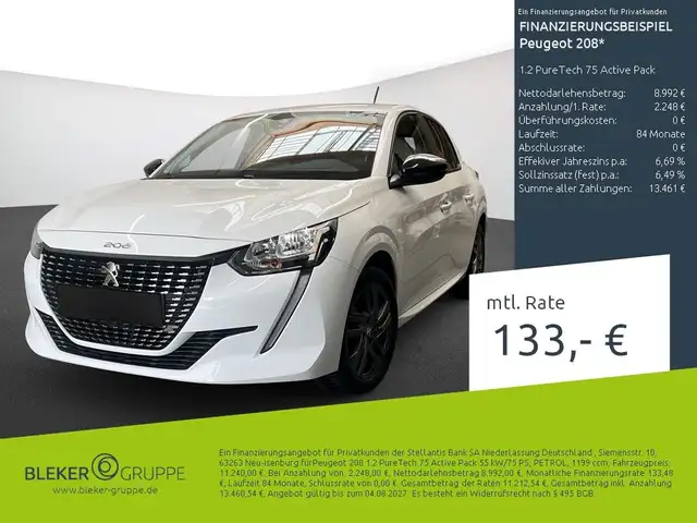 Peugeot 208 1.2 PureTech 75 Active Pack