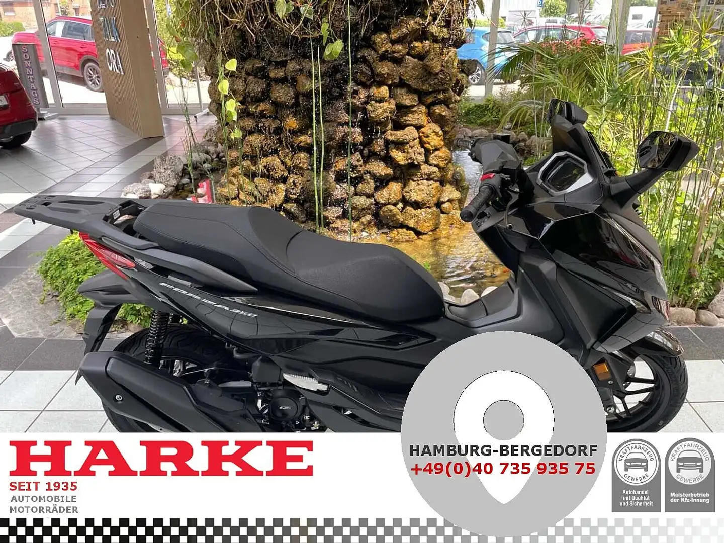 Honda Forza 350 2025 6 Jahre Garantie Černá - 1