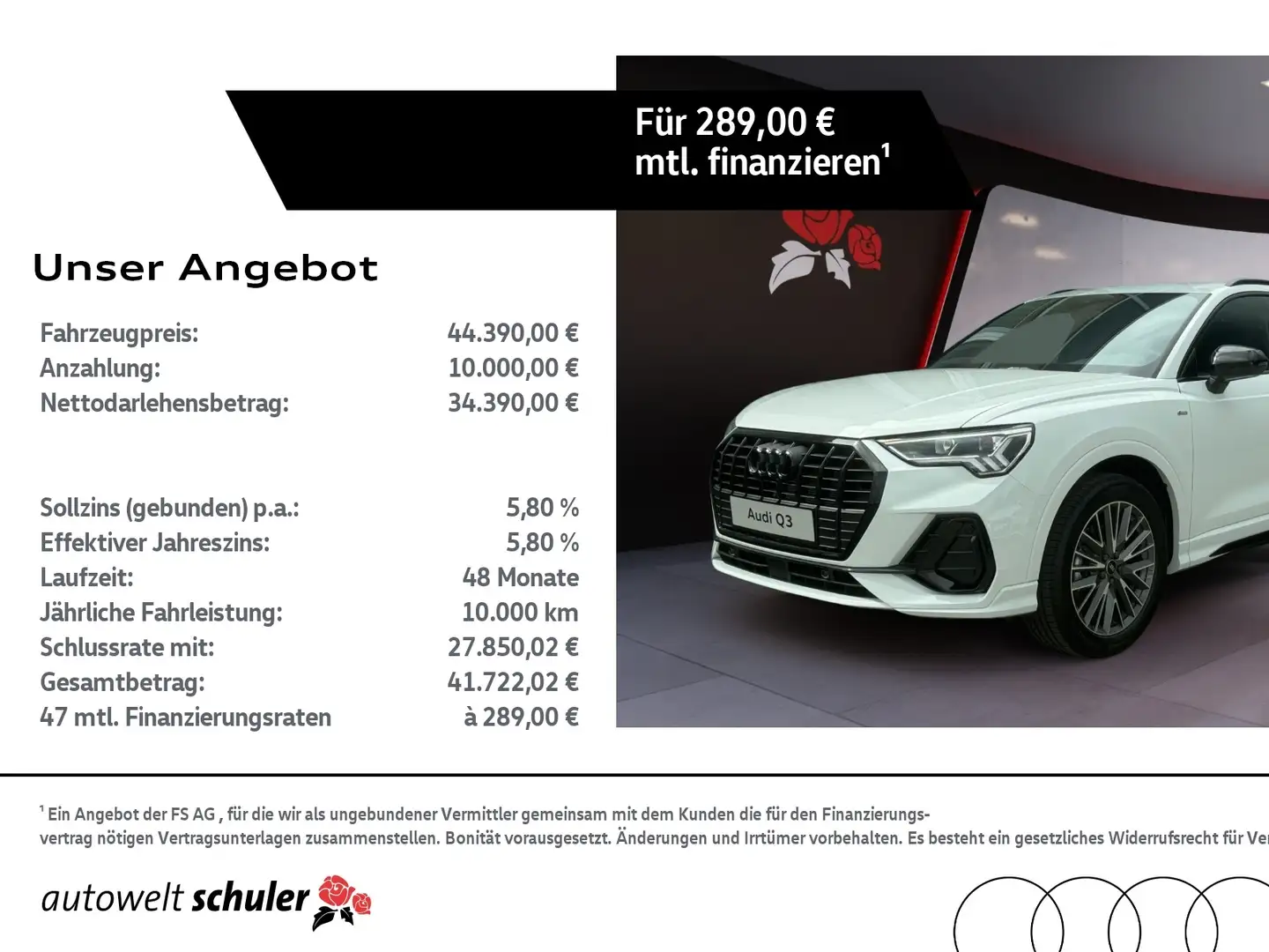 Audi Q3 35 1.5 TFSI S-tronic S-line AHK Navi LED ASI Weiß - 1