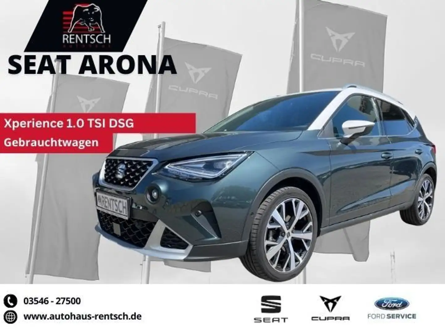 SEAT Arona Xperience 1.0 TSI DSG *LED*NAVI*SHZ*KAMERA Verde - 1