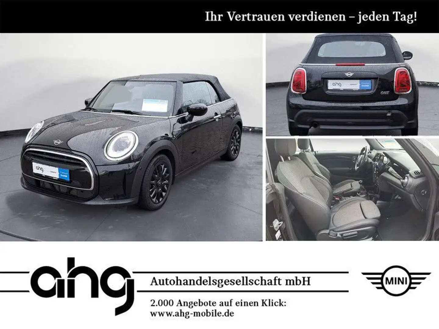 MINI One Cabrio Classic Trim Rückfahrkamera LED Navi Noir - 1