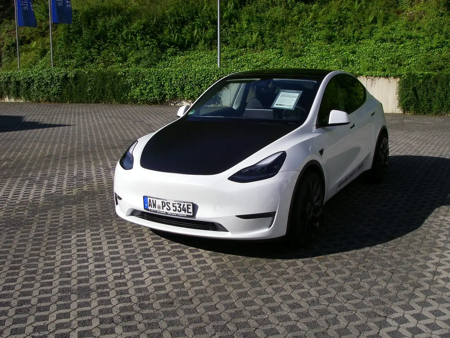 Tesla Model Y Performance Dual AWD Weiß - 1