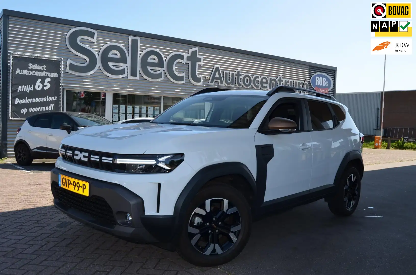 Dacia Duster 1.6 Hybrid 140 Extreme| AUTOMAAT|140PK|LMW|NIEUWST Wit - 1