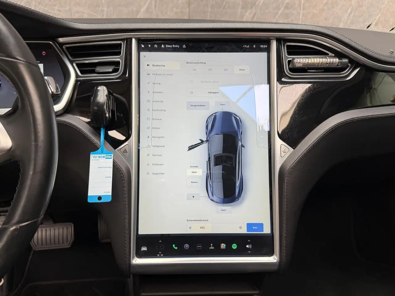 Tesla Model S 85 421ch - Supercharge gratuite - Soh 90% - Batterie changée - Toit ouvrant - Pack Maxton - Autonomie 345km