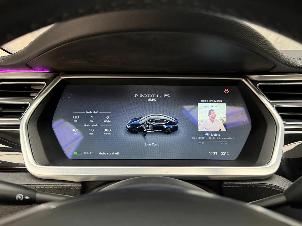 Tesla Model S 85 421ch - Supercharge gratuite - Soh 90% - Batterie changée - Toit ouvrant - Pack Maxton - Autonomie 345km