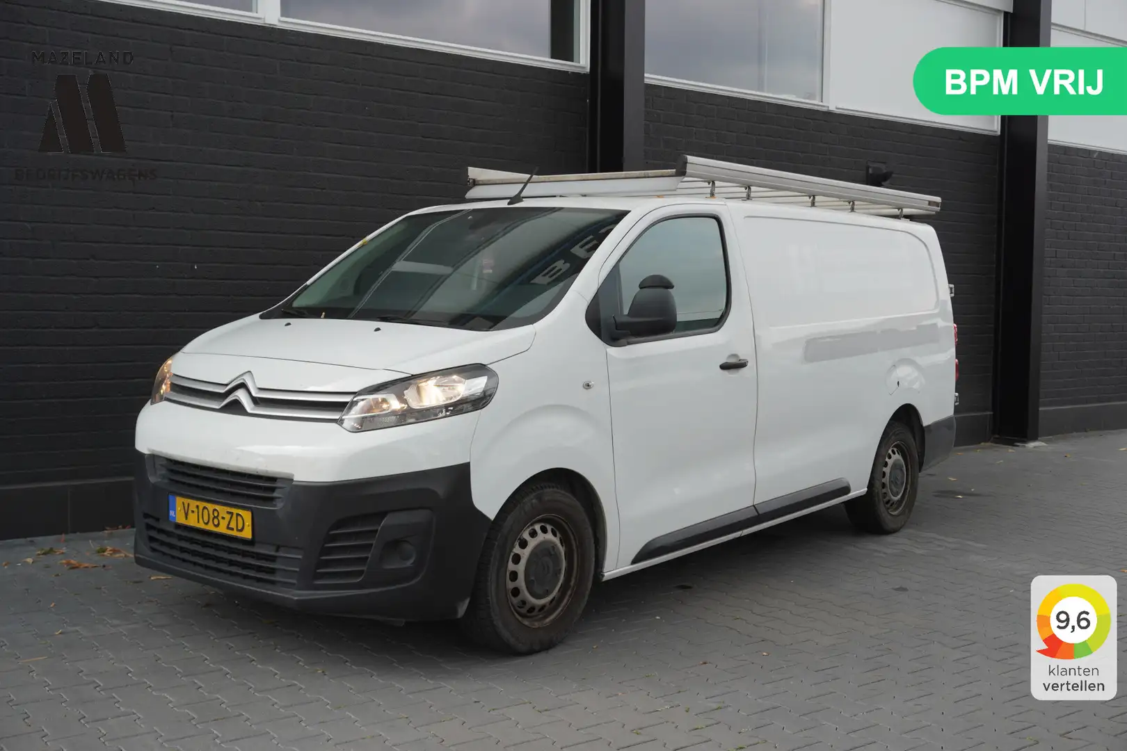 Citroen Jumpy 2.0 BlueHDI 120PK L3 EURO 6 - Airco - Cruise - PDC Wit - 1