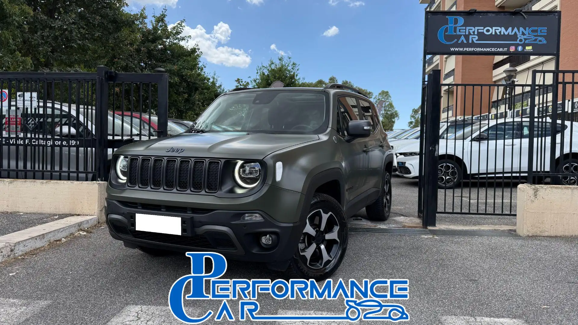 Jeep Renegade 1.3T4 240CV PHEV 4xe AT6 TRAILHAWK*24M.G*TETTO*LED Gris - 1