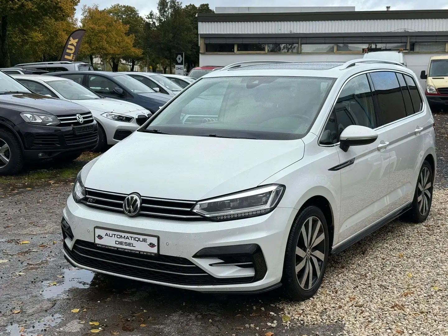 Volkswagen Touran 2.0 TDI  R-line  190ch DSG ,,,, 7 places 1-prop Gris - 1