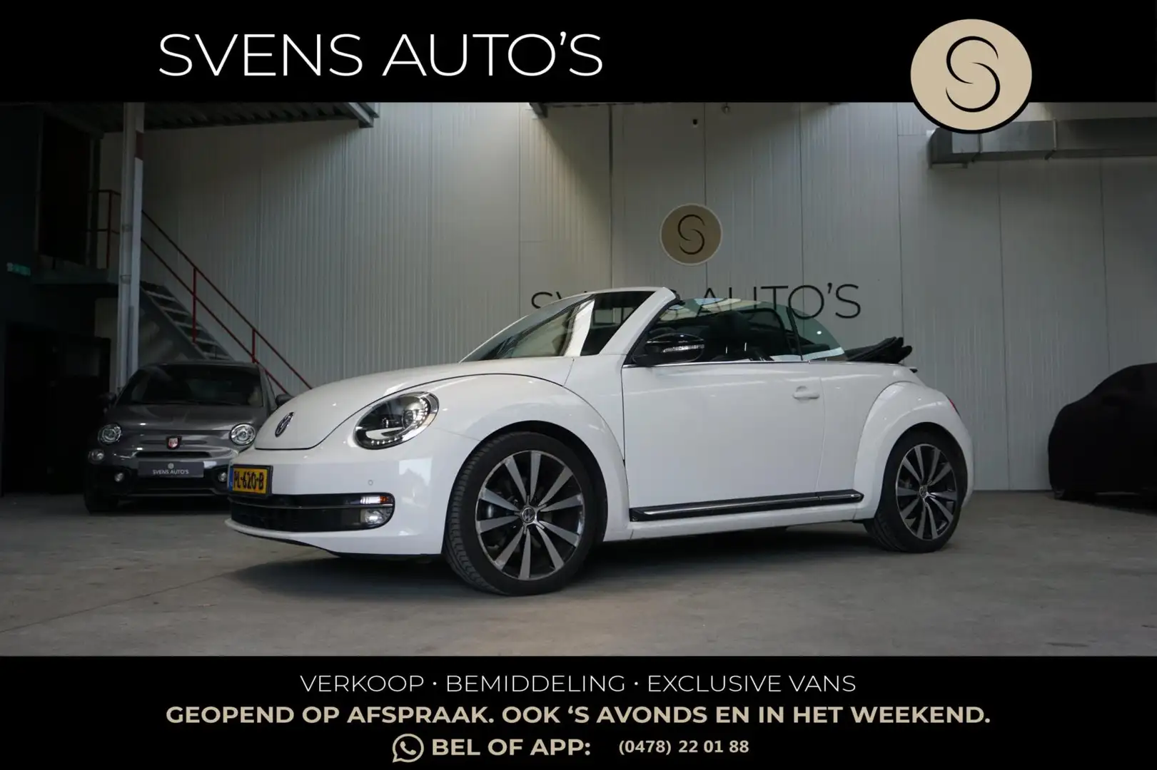 Volkswagen Beetle Cabriolet 1.4 TSI Sport Fender Sound|Xenon|Leder|K Blanc - 1