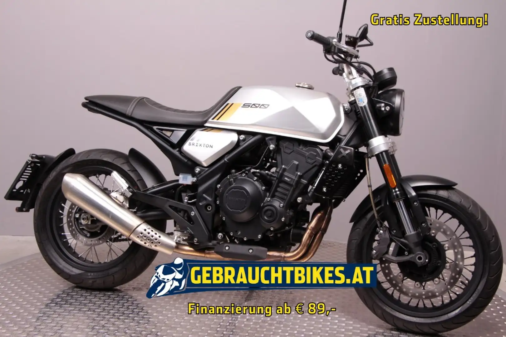 Brixton Crossfire 500 ABS, mit Garantie, Teilzahlung möglich! Gri - 1