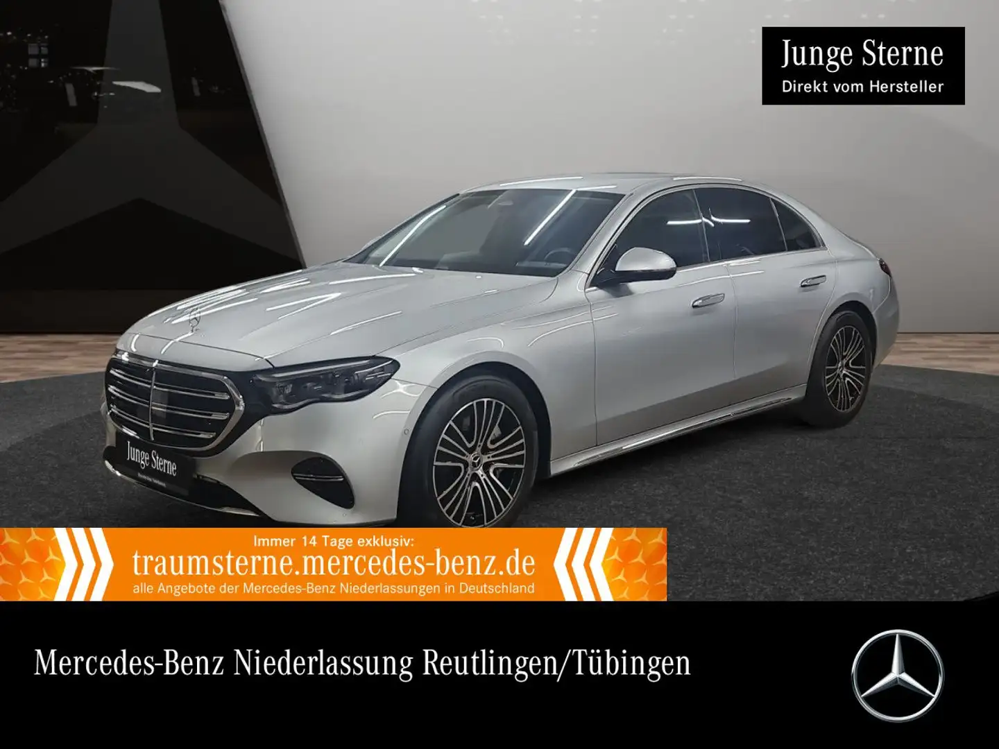 Mercedes-Benz E 200 360° Burmester Sitzklima Spurhalt-Ass PTS 9G Silber - 1