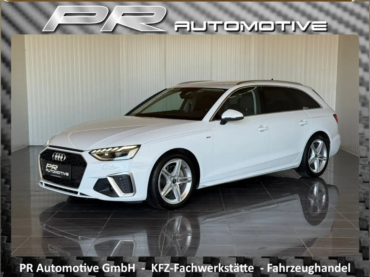 Audi A4 Avant 40 TDI S line VIRTUAL*MATRIX*KAMERA*1.BESITZ Weiß - 1