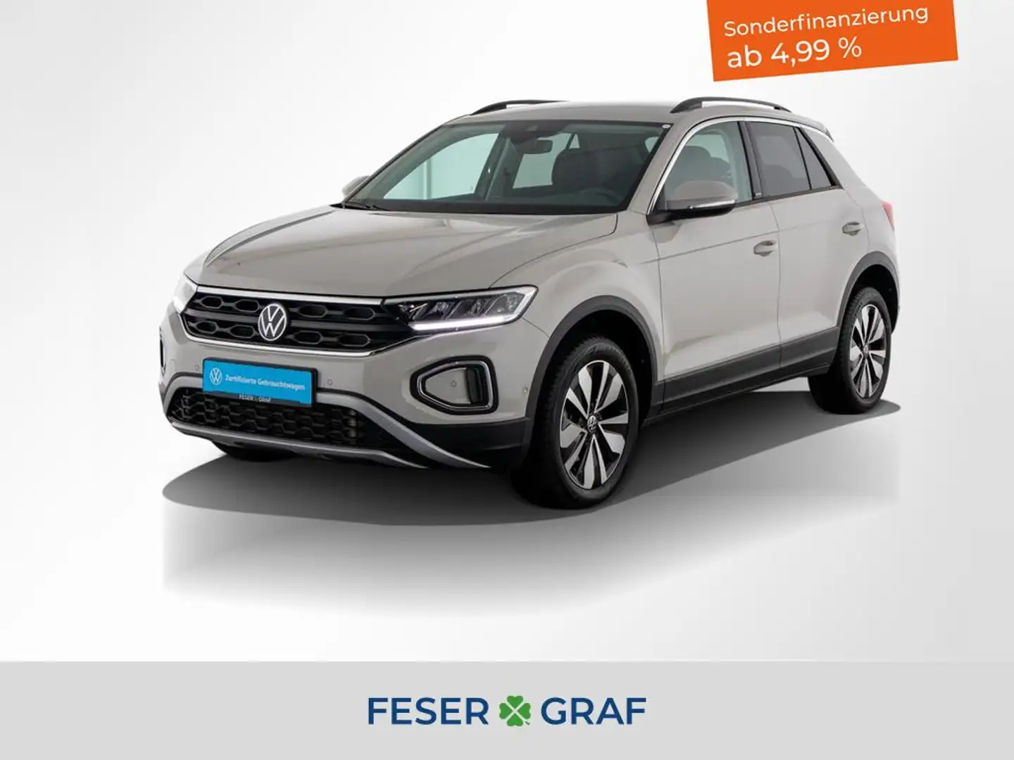 Volkswagen T-Roc 1.5 TSI DSG Move LED/Navi Disco/Kamera Grigio - 1