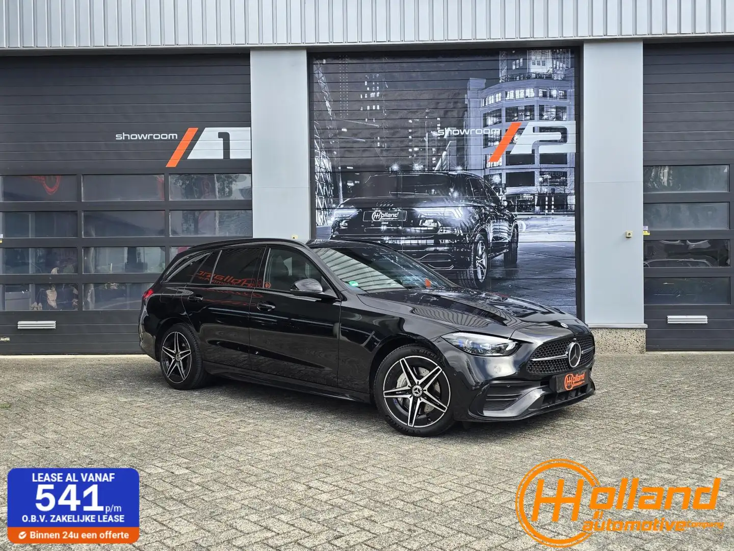 Mercedes-Benz C 300 Estate 300e AMG Line|PANO|MEMORY|BOMVOL! Negro - 1