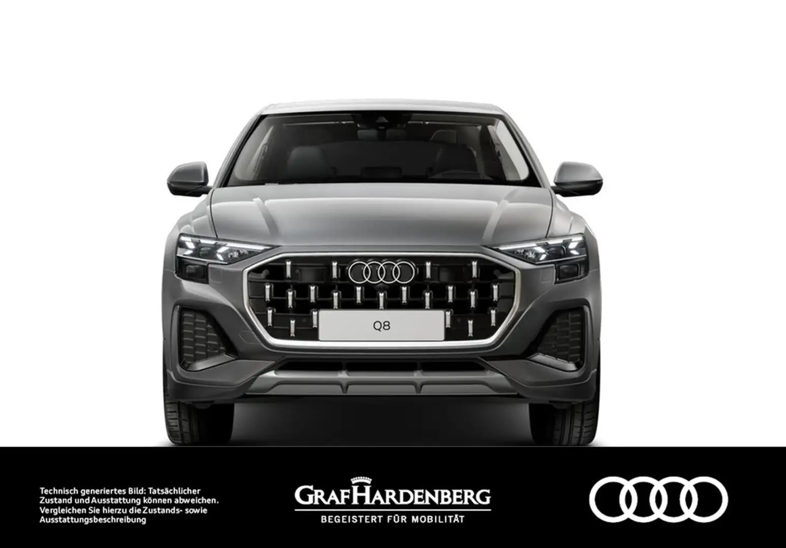 Audi Q8 50 TDI quattro . Matrix B&O HuD ACC Grau - 2