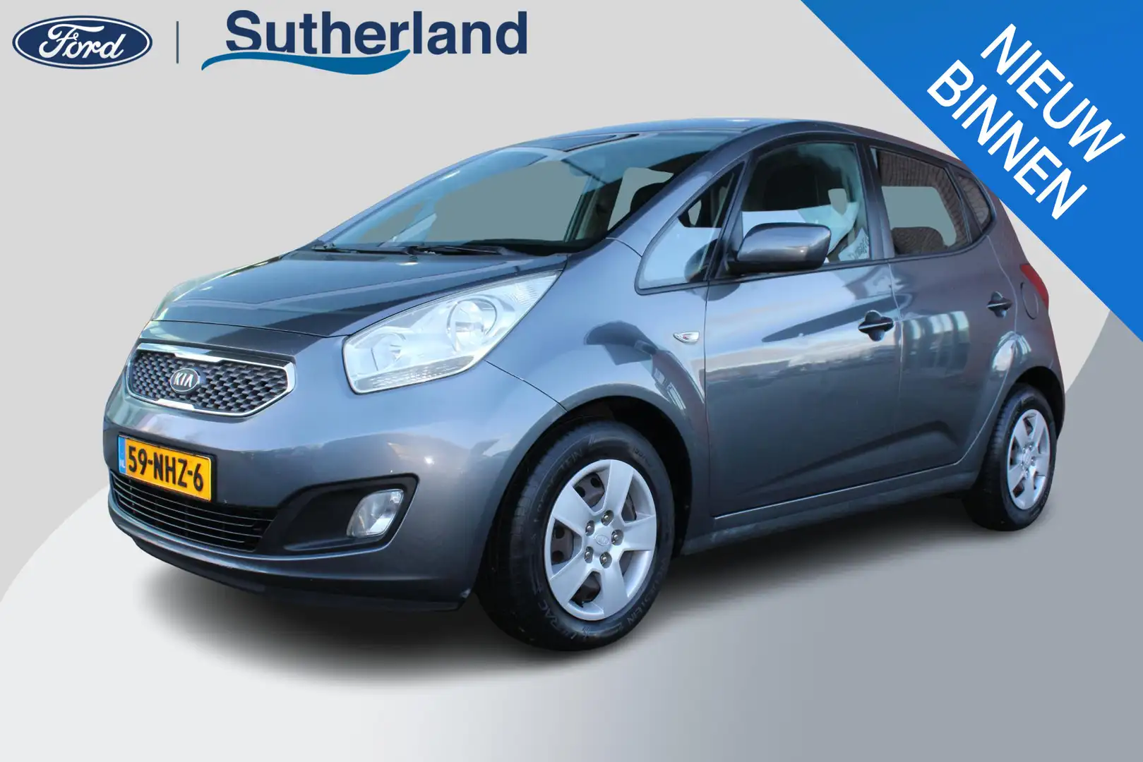Kia Venga 1.4 CVVT X-tra | Airco | Cruise | Trekhaak | Parke Gris - 1