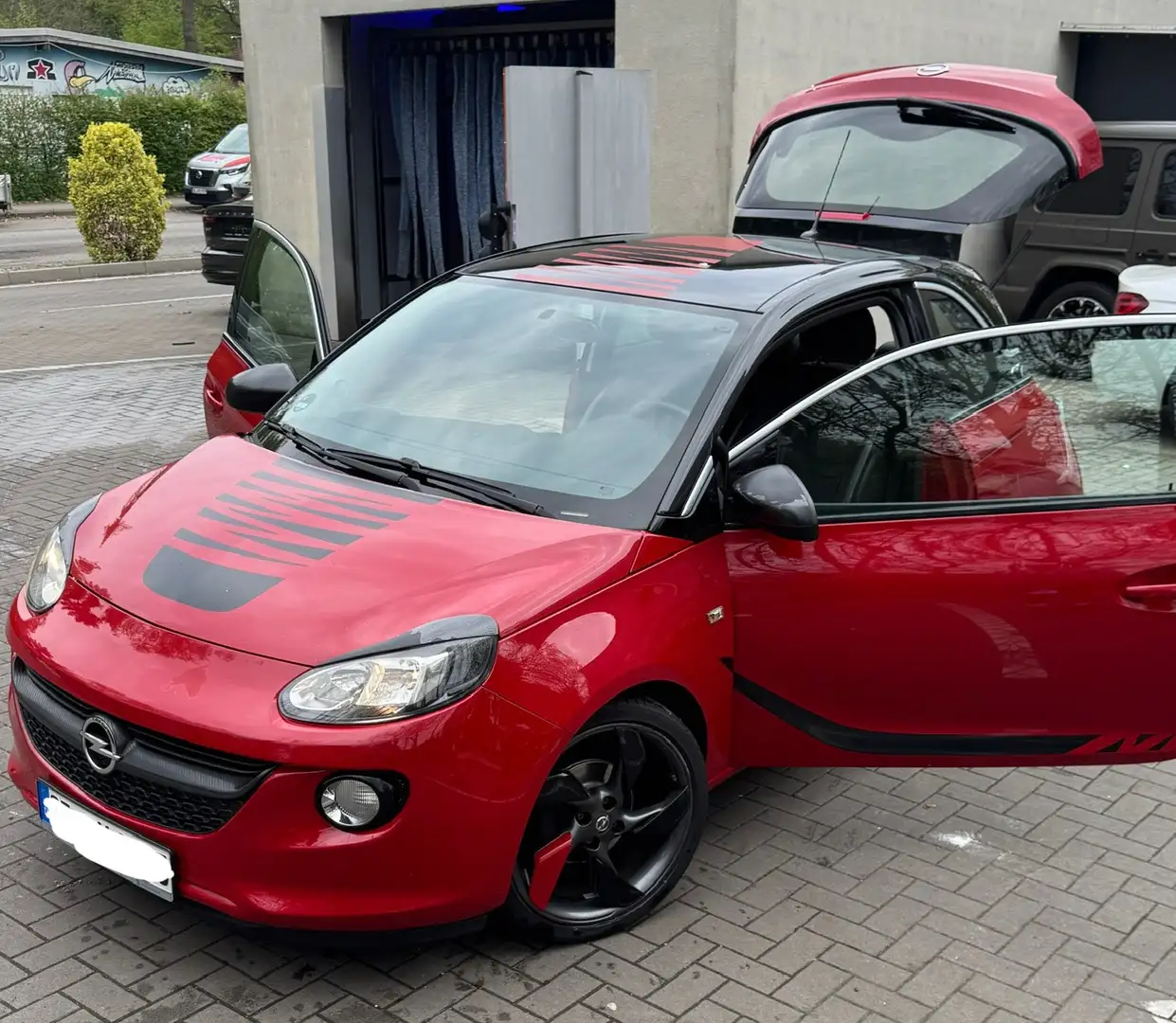 Opel Adam Mit Sommer- und Winterreifen! Roşu - 2
