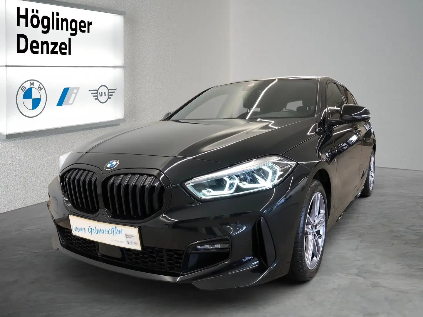 BMW 118 118d Schwarz - 1