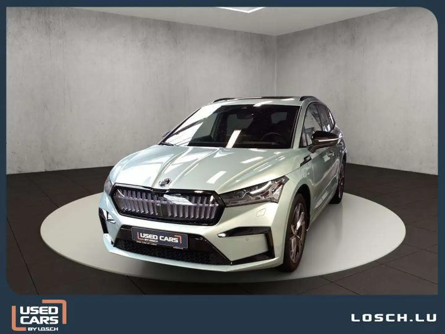 Skoda Enyaq 62KWh+iV60+RS/SPORLINE-MAXX+AH Argent - 1