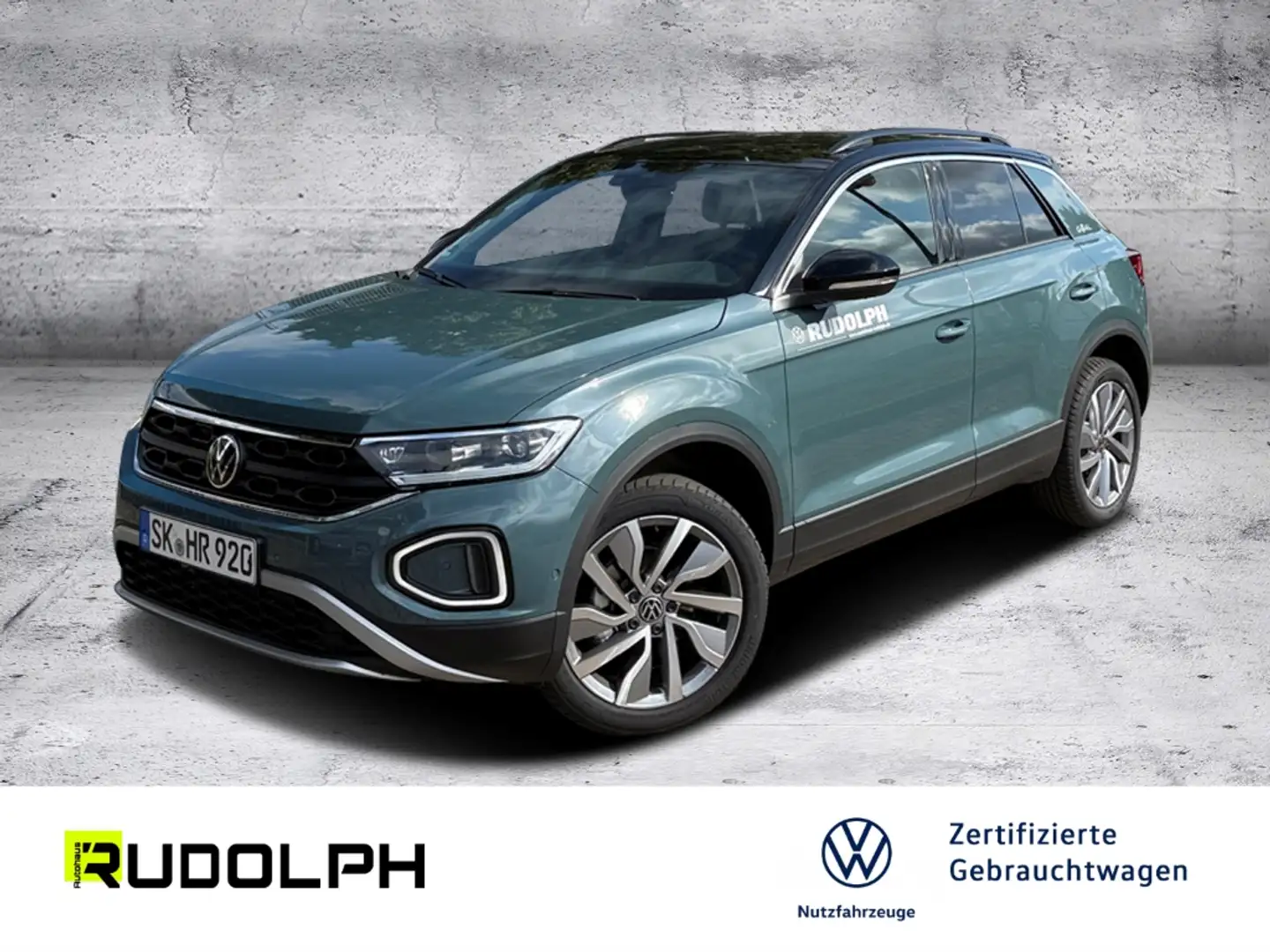 Volkswagen T-Roc Goal 1.5 TSI DSG LED Navi ACC SHZ Fernlichtass. Blau - 1