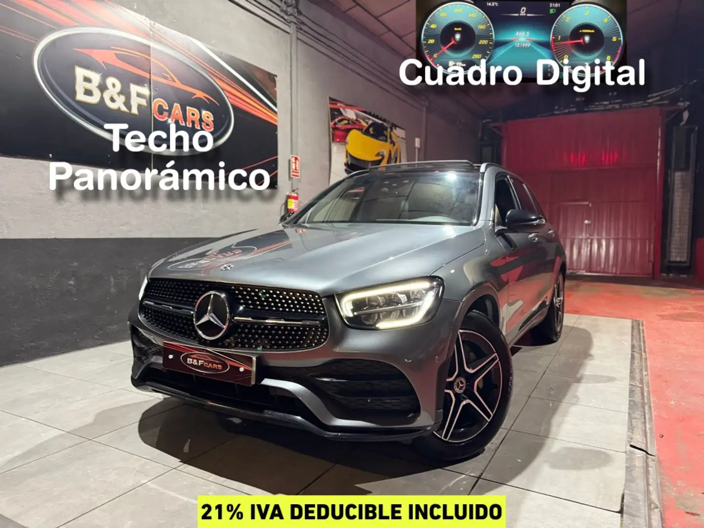 Mercedes-Benz GLC 200 200d 4Matic 9G-Tronic Gris - 1