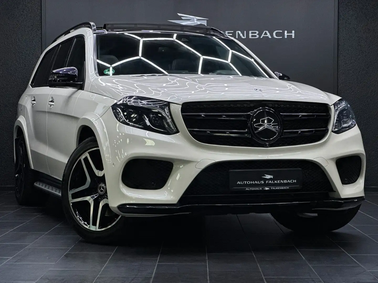 Mercedes-Benz GLS 350 D*63*4M*PANO*AMG*7-SITZ*TV*AHK*360°*HUD Blanc - 1