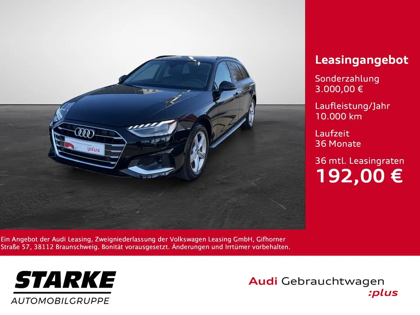Audi A4 Avant 30 TDI S tronic advanced Zwart - 1