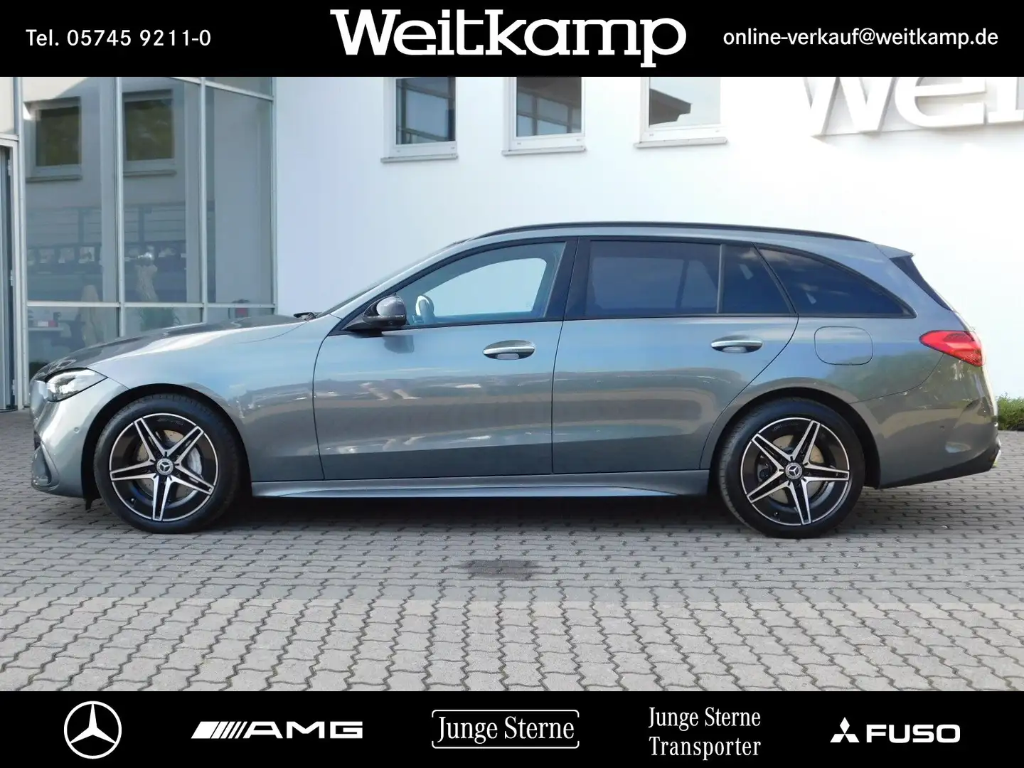 Mercedes-Benz C 300 C 300 e T-Modell AMG+DIGI-L.+AHK+PANO+360°+DIST. Grau - 2