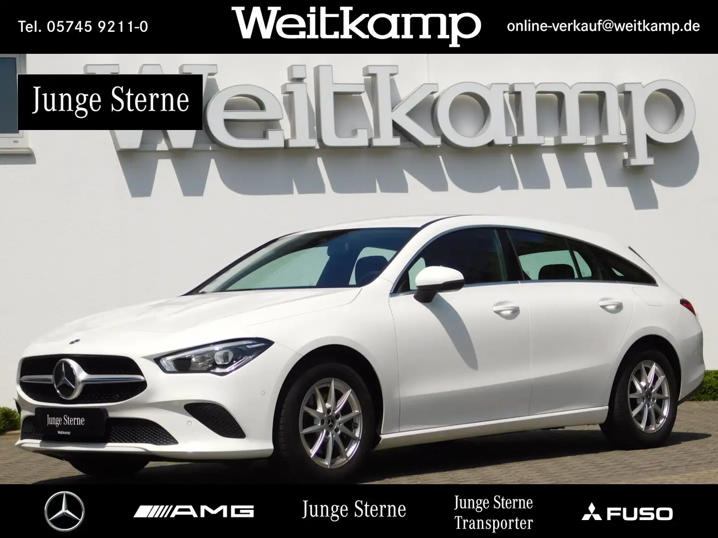 Mercedes-Benz CLA 180 CLA 180 d SB Anhängerkupplung+LED+Sitzhzg+Parktr Weiß - 1