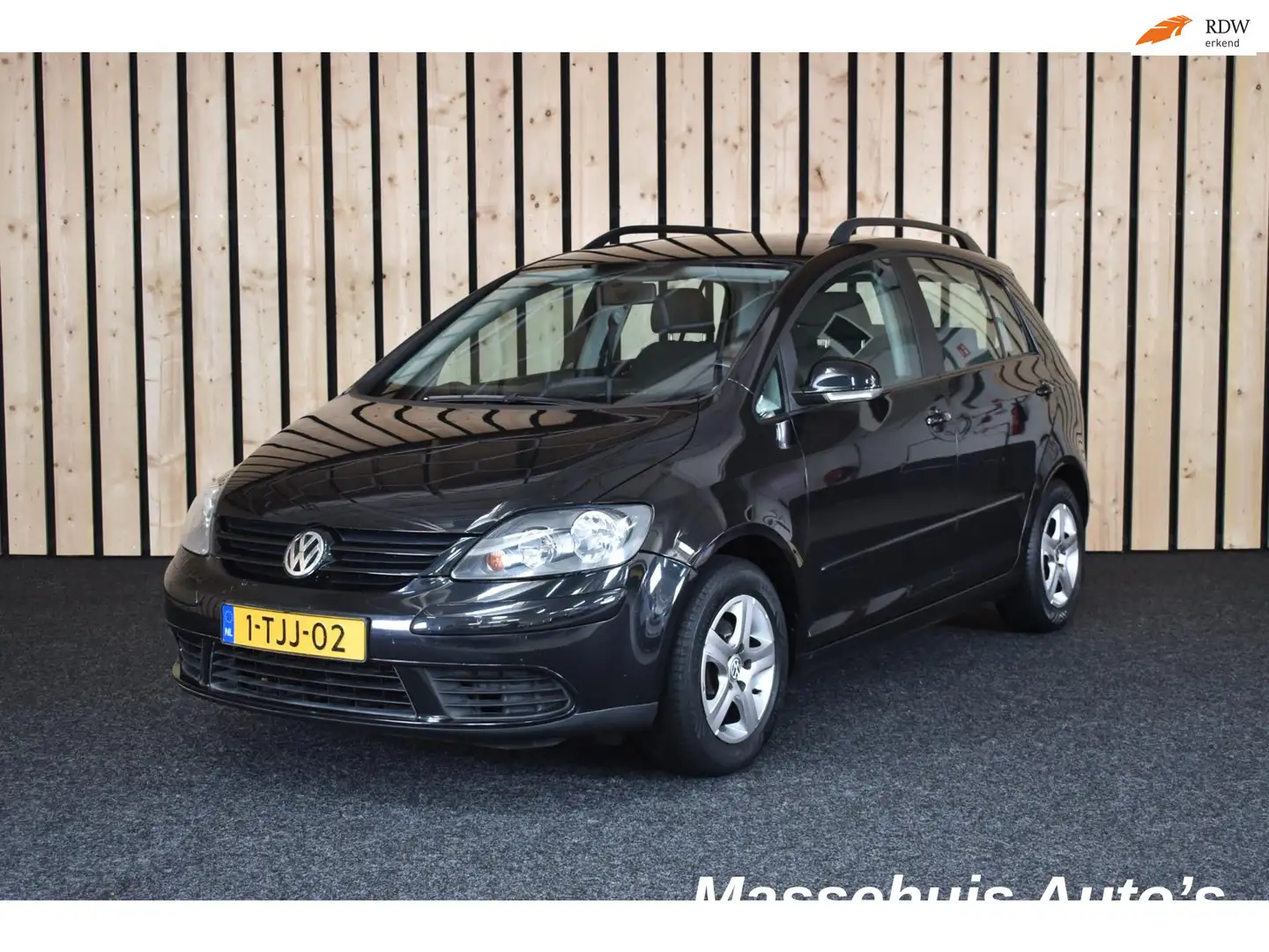 Volkswagen Golf Plus 1.6 Sportline 167dkm Trekhaak Navi Airco Trekhaak Zwart - 1