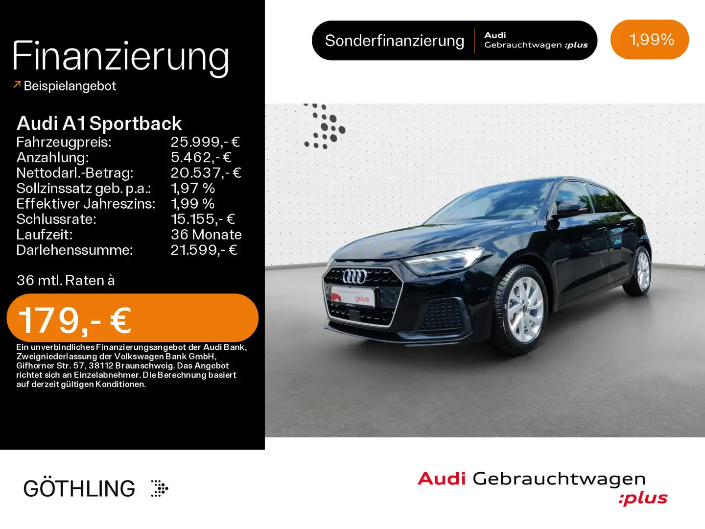 Audi A1 30 TFSI S line*Sonos*LED*Virtual*Na Noir - 1