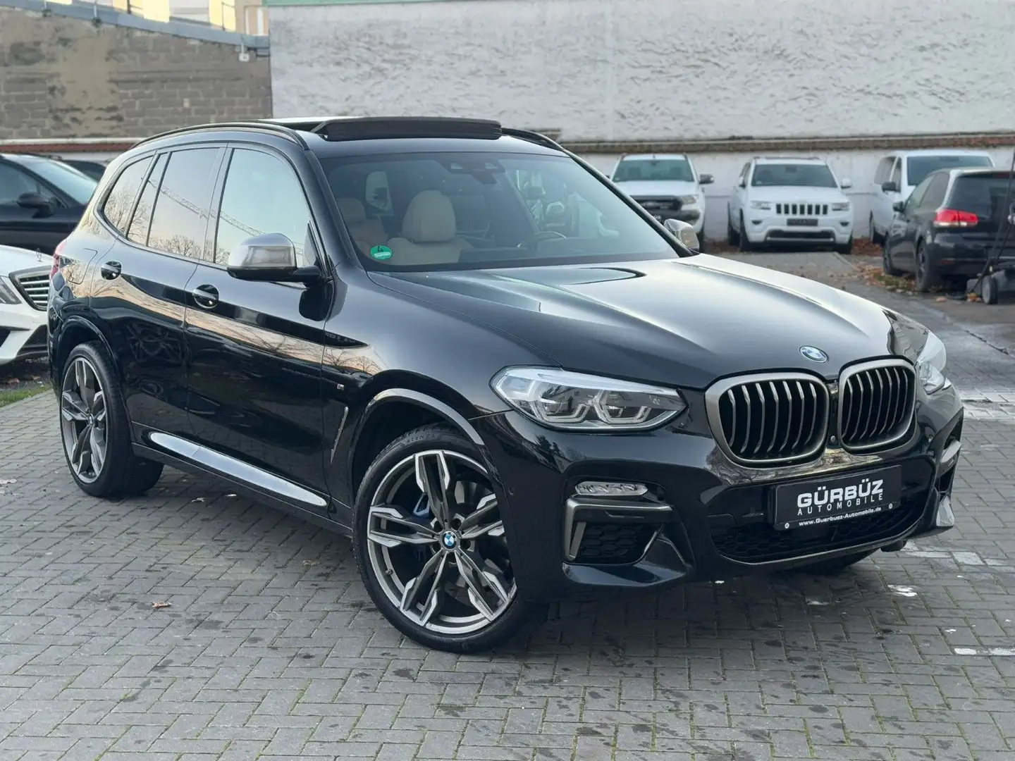 BMW X3 M40 i Pano*HUD*21"*AHK*LederBeige Schwarz - 1