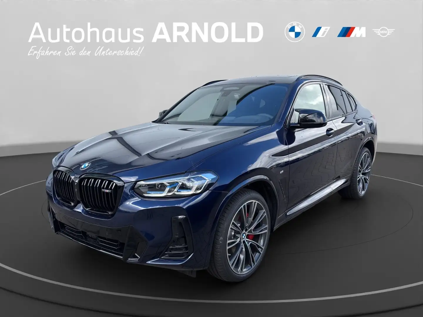 BMW X4 M 40i Head-Up Harman Kardon Standhzg. Lenkradhzg. Pa Modrá - 2