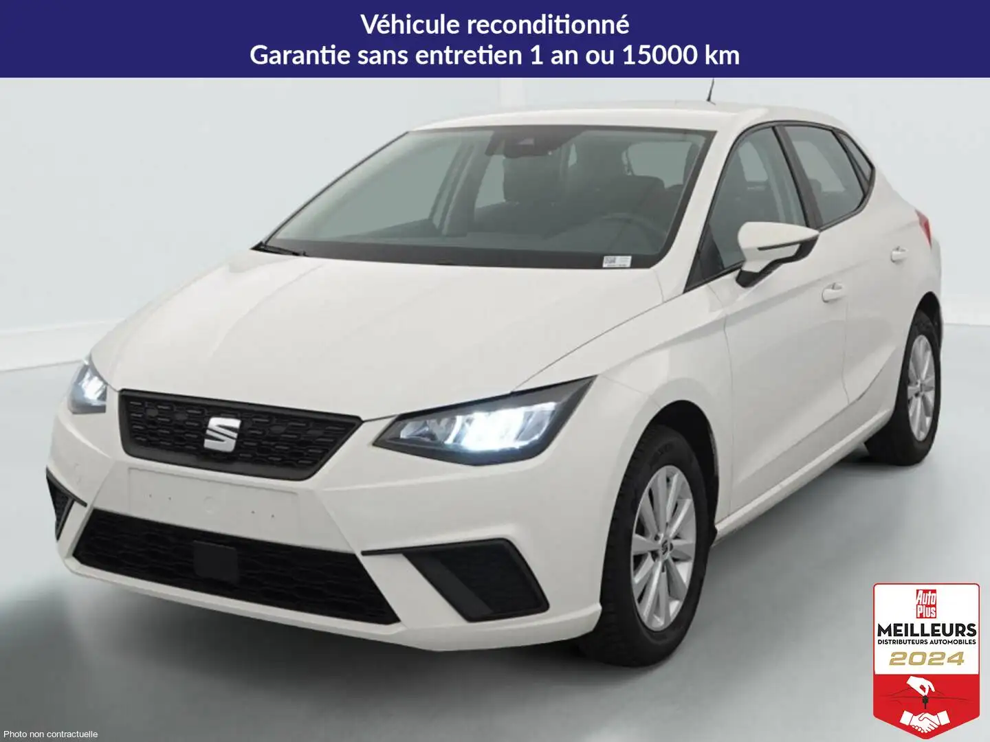 SEAT Ibiza 1.0 MPI 80 ch S S BVM5 Style Blanc - 1