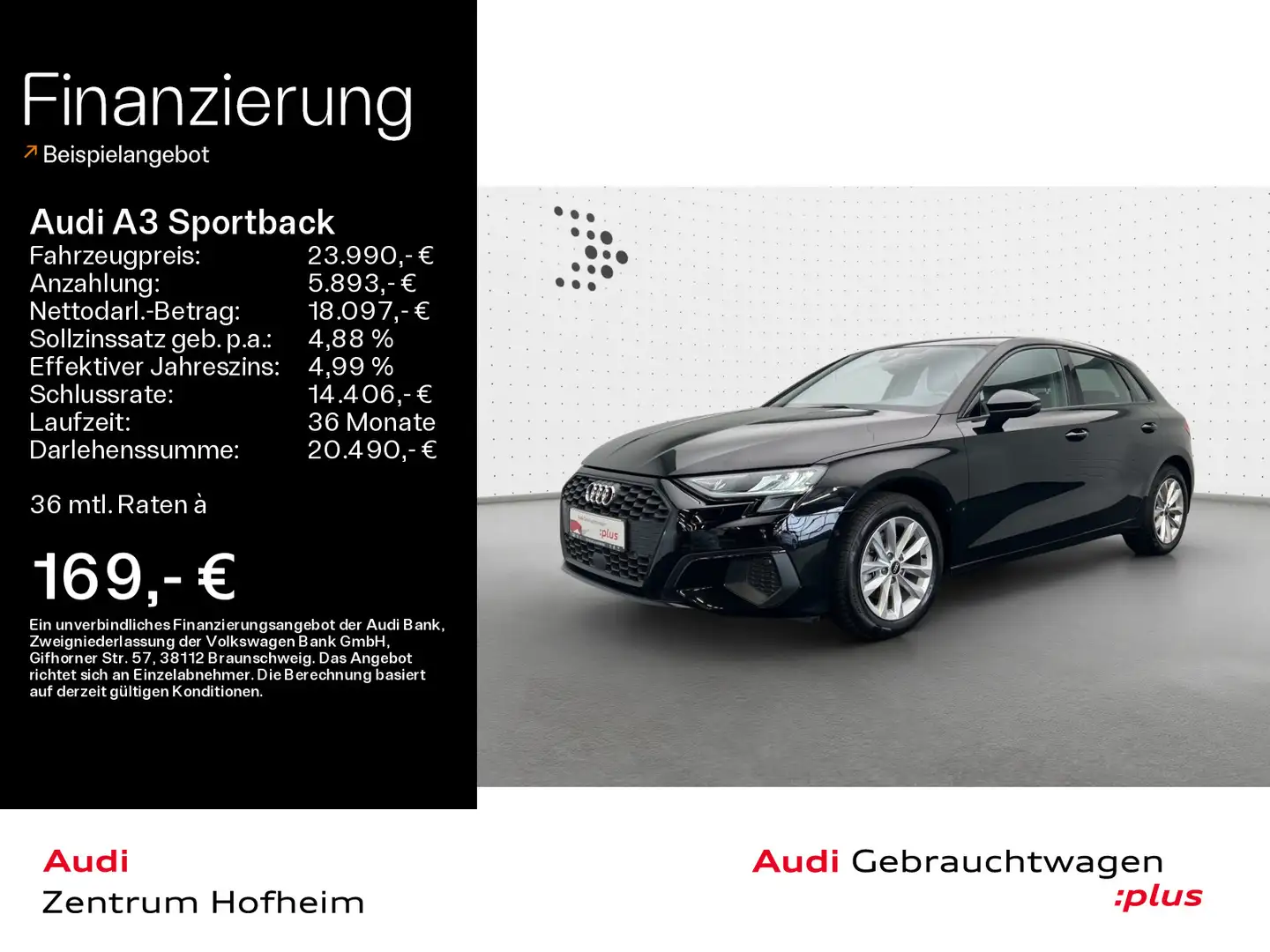 Audi A3 30 TFSI S tro*LED*Virtual*Navi+*PDC Nero - 1