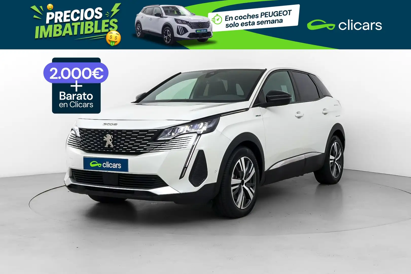 Peugeot 3008 HYB PHEV 180 Allure Pack e-EAT8 Blanco - 1