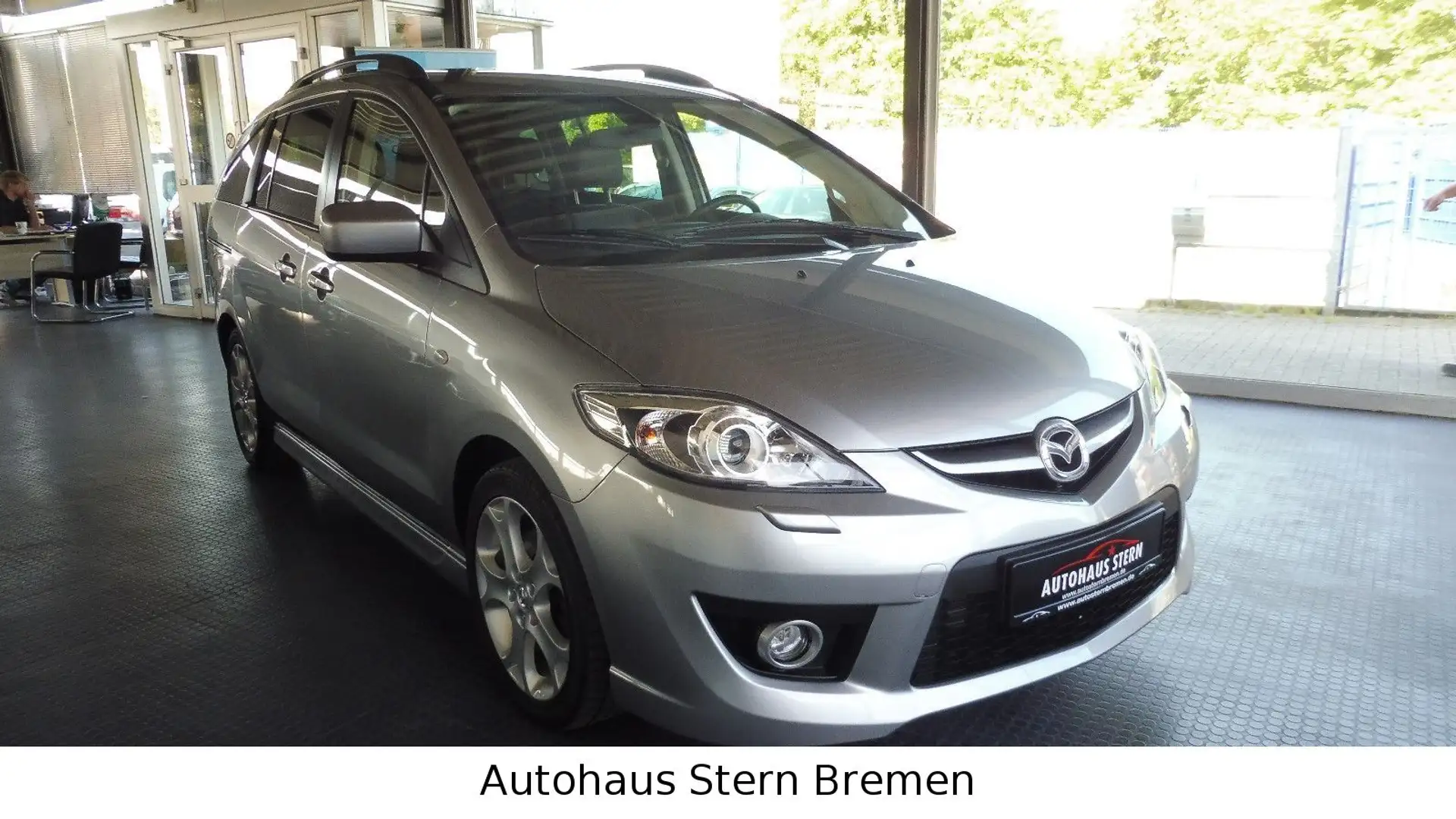 Mazda 5 Lim. 2.0 CD*Xenon*Sitzheizung*Leder*7 Sitzer * Silber - 1
