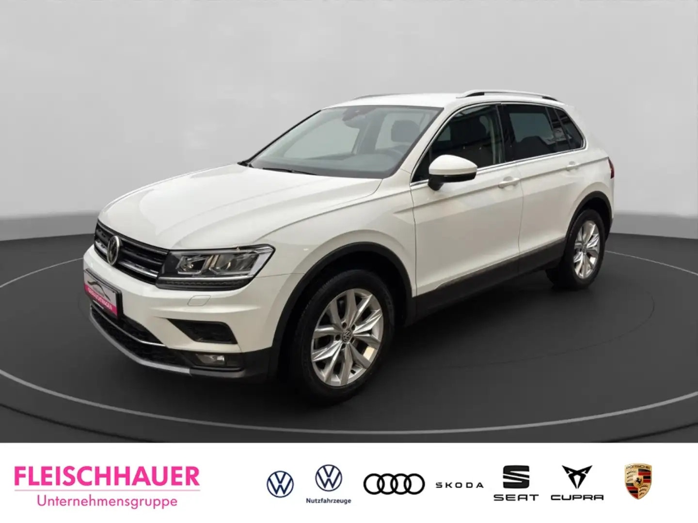 Volkswagen Tiguan 2.0 TSI Highline 4Motion AHK Standheizung Weiß - 1