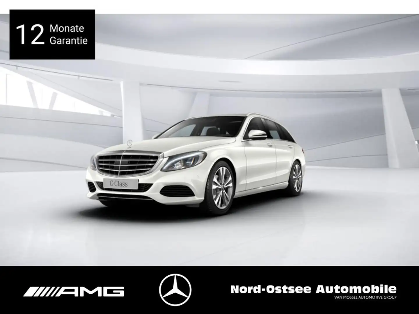 Mercedes-Benz C 200 4M T EXCLUSIVE COMAND DISTRO LED SHZ Bianco - 1