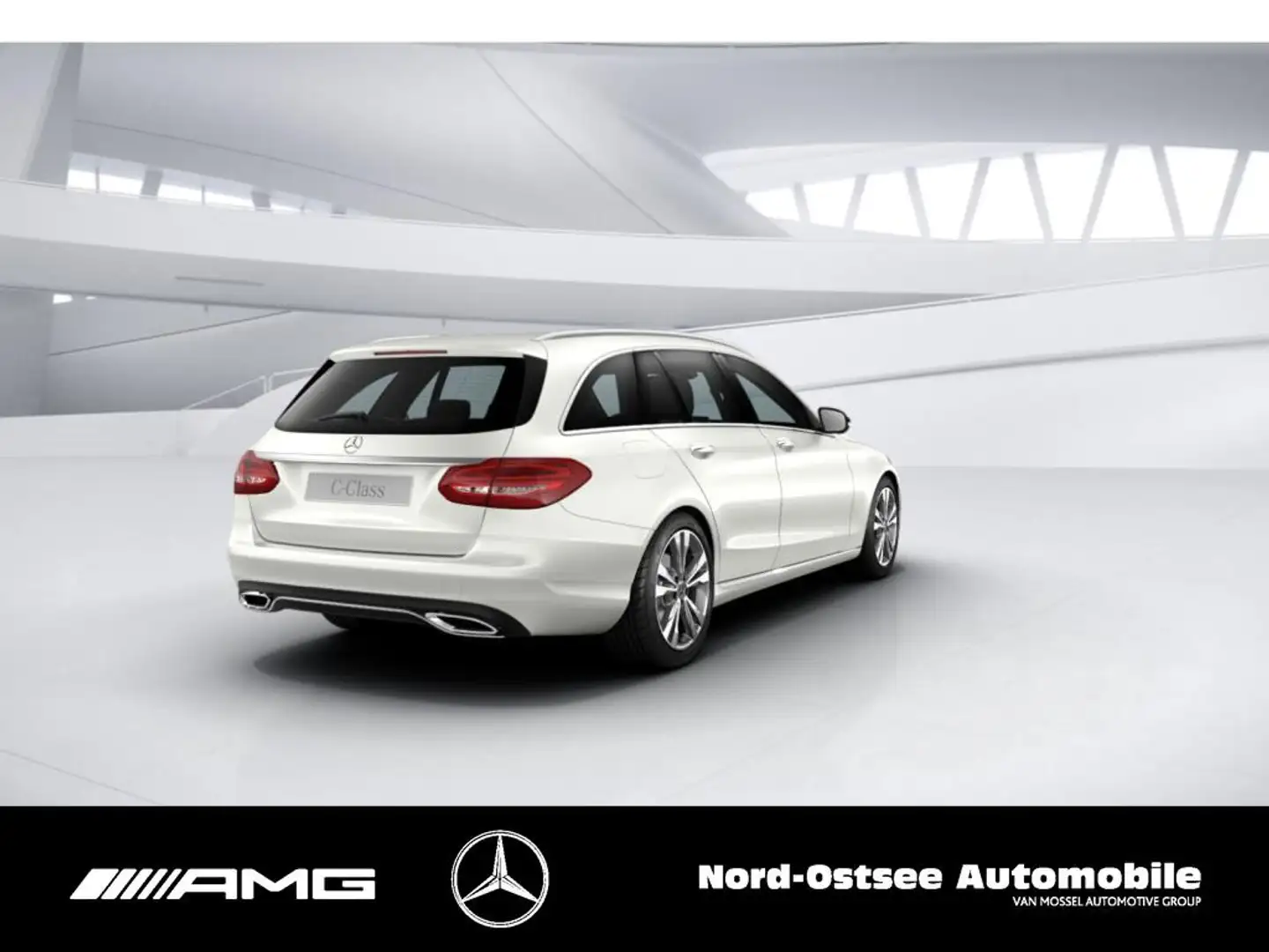 Mercedes-Benz C 200 4M T EXCLUSIVE COMAND DISTRO LED SHZ Blanc - 2