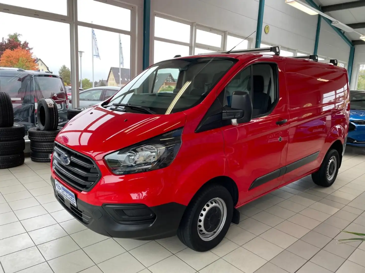 Ford Transit Custom Kasten Basis 280L1+AHK+NAV+Klima+ Rot - 2