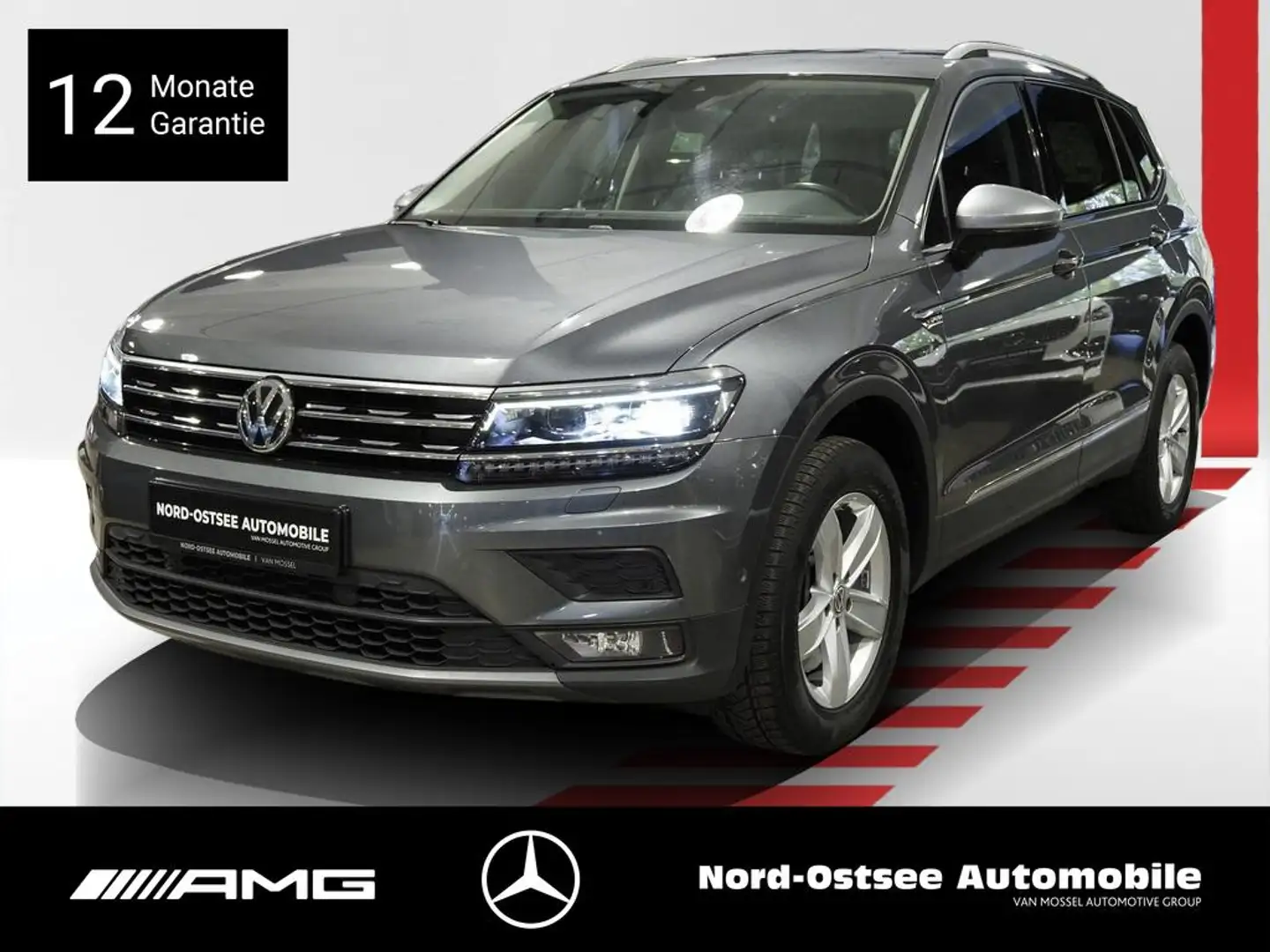 Volkswagen Tiguan 2.0 TSI ALLSPACE 7 SITZE AHK LED WINTER Gris - 1