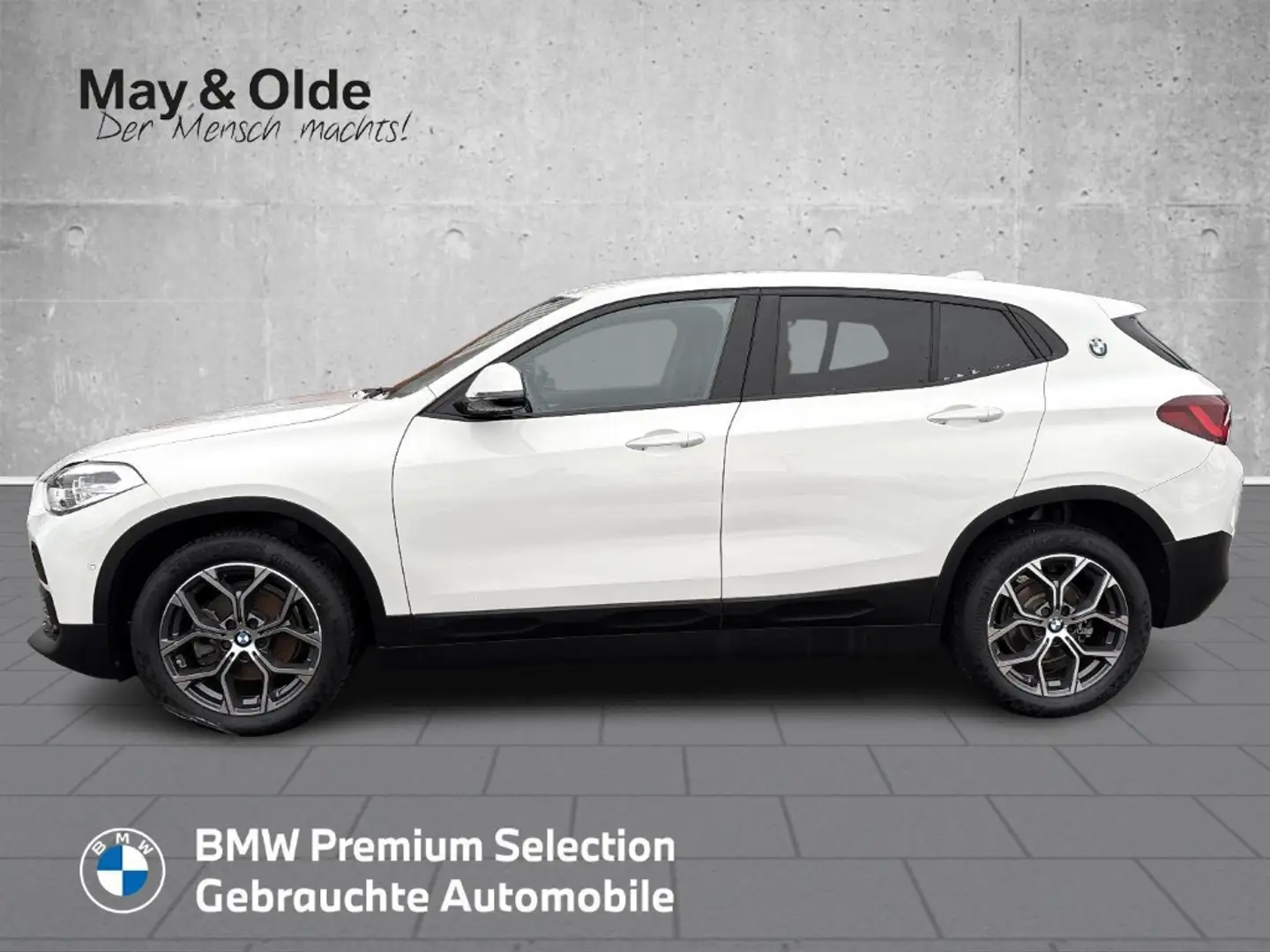 BMW X2 18i RFK SHZ DAB NAVI Navi LED El. Heckklappe Klima Weiß - 2