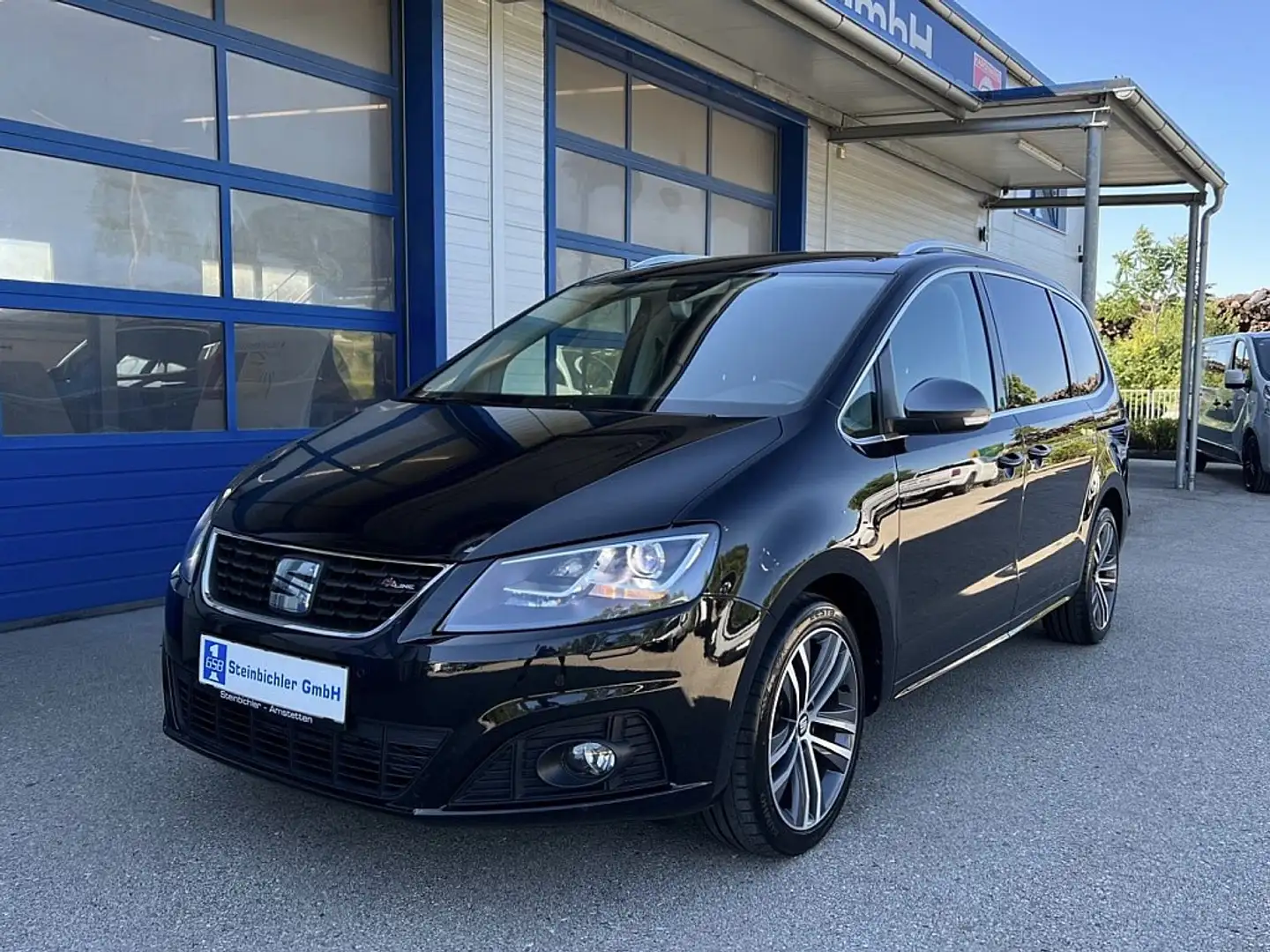 SEAT Alhambra FR 2,0 TDI DSG 4WD,AHK,7 Sitze, el.Schiebetüren... Schwarz - 1