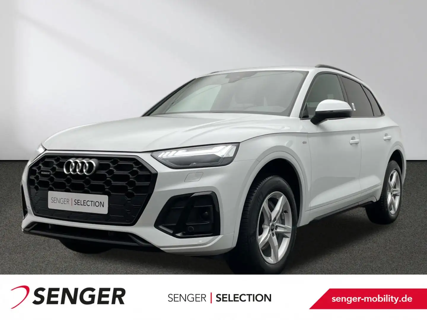 Audi Q5 S line 40 TDI quattro Sitzhzg. MMI Matrix AHK Weiß - 1