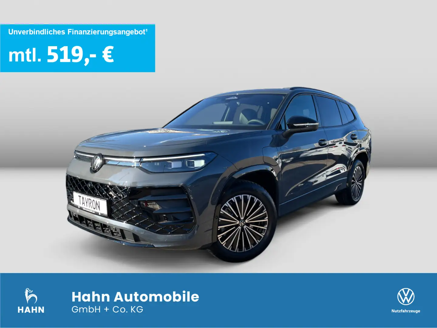 Volkswagen Tayron R-Line 1,5 eHybrid DSG AHK Nav Leder Pano Grijs - 1