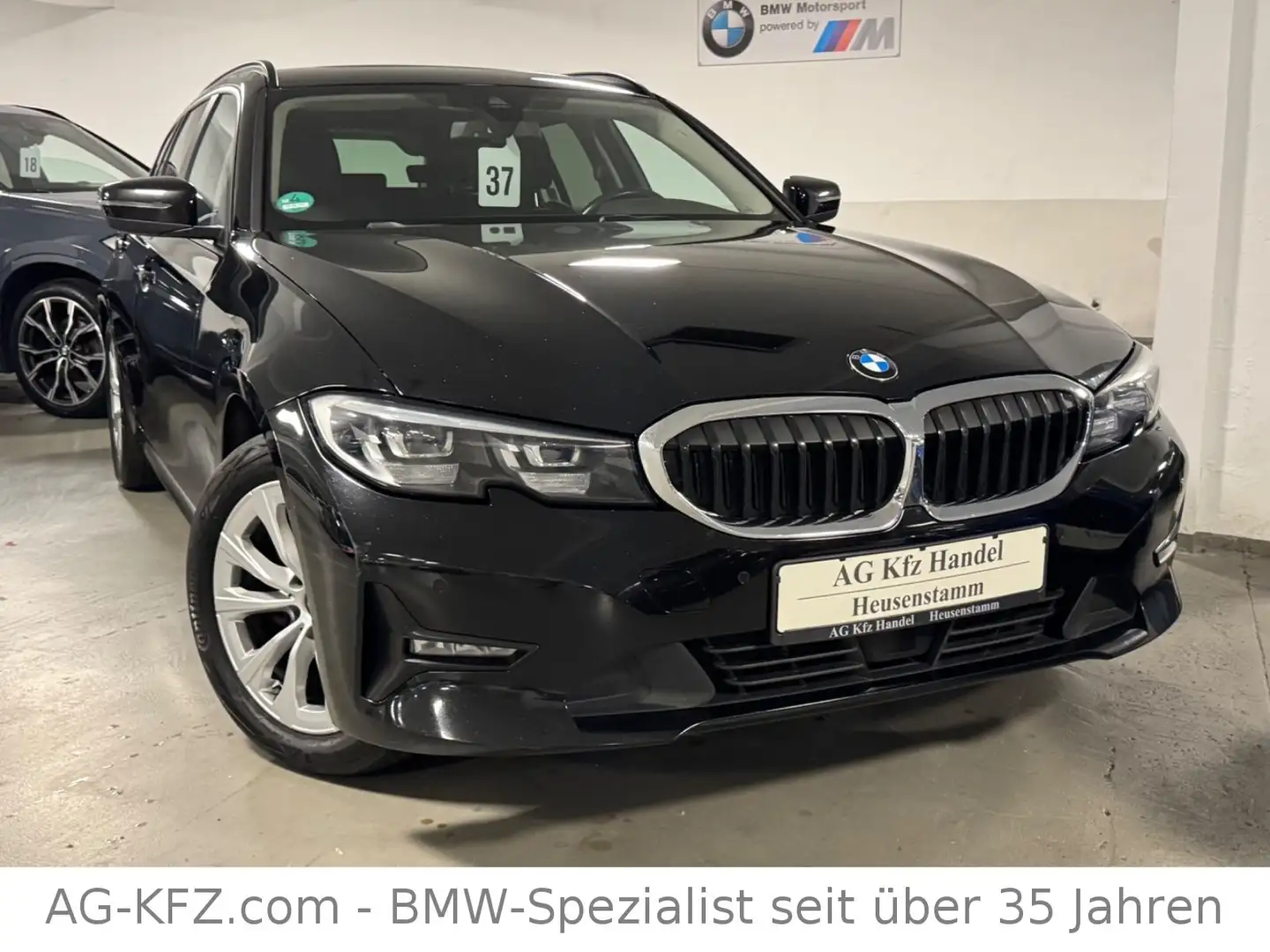 BMW 318 d DigTacho/SPUR/CAM/KeyGO/ACC/NaviProf/Leder Noir - 2
