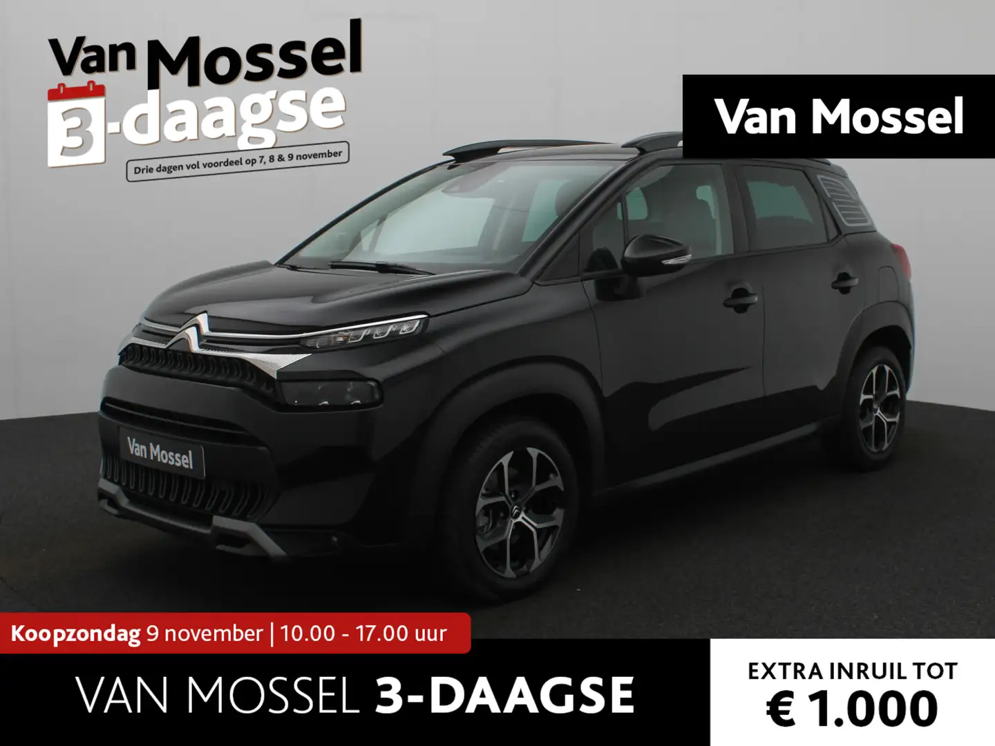 Citroen C3 Aircross 1.2 Shine 110PK Citroen C3 Aircross 1.2 PureTech S Zwart - 1